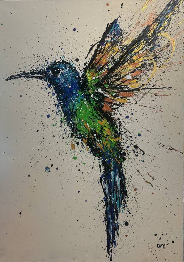 Darren McKay- Blue Hummingbird- 120x85 (1)