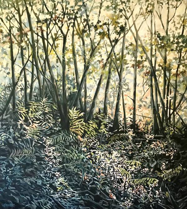 Karen Wykerd - How silent the trees #3 - 100x90