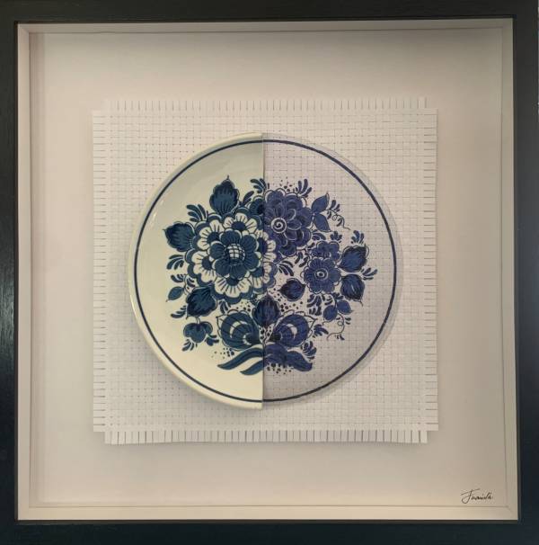 Juanita Oosthuizen- Delft weave Flowers- 38x38cm.jpg