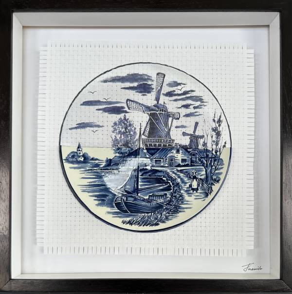 Broken but Healed - Dutch Porcelain Paper Weave 1