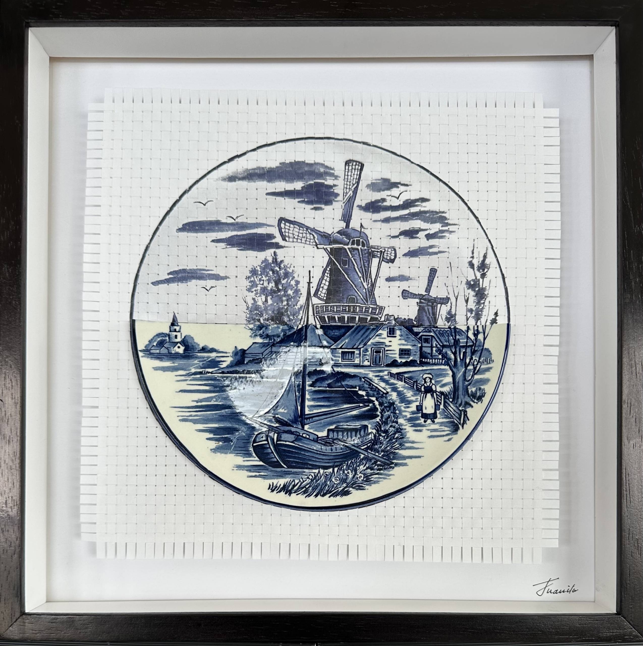 Broken but Healed - Dutch Porcelain Paper Weave 1