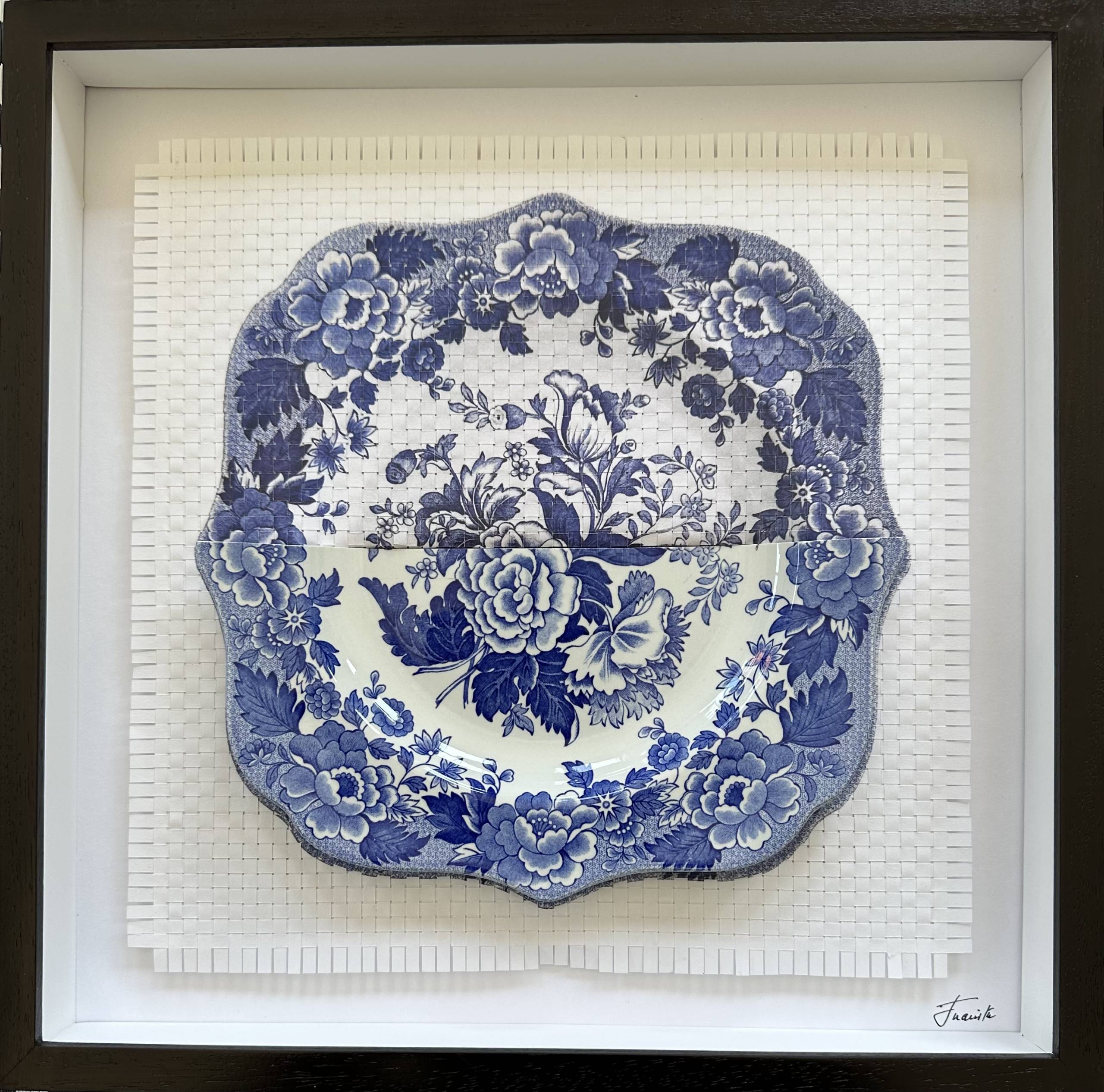 Broken but Healed - English Porcelain Weave (Bunch of flowers)