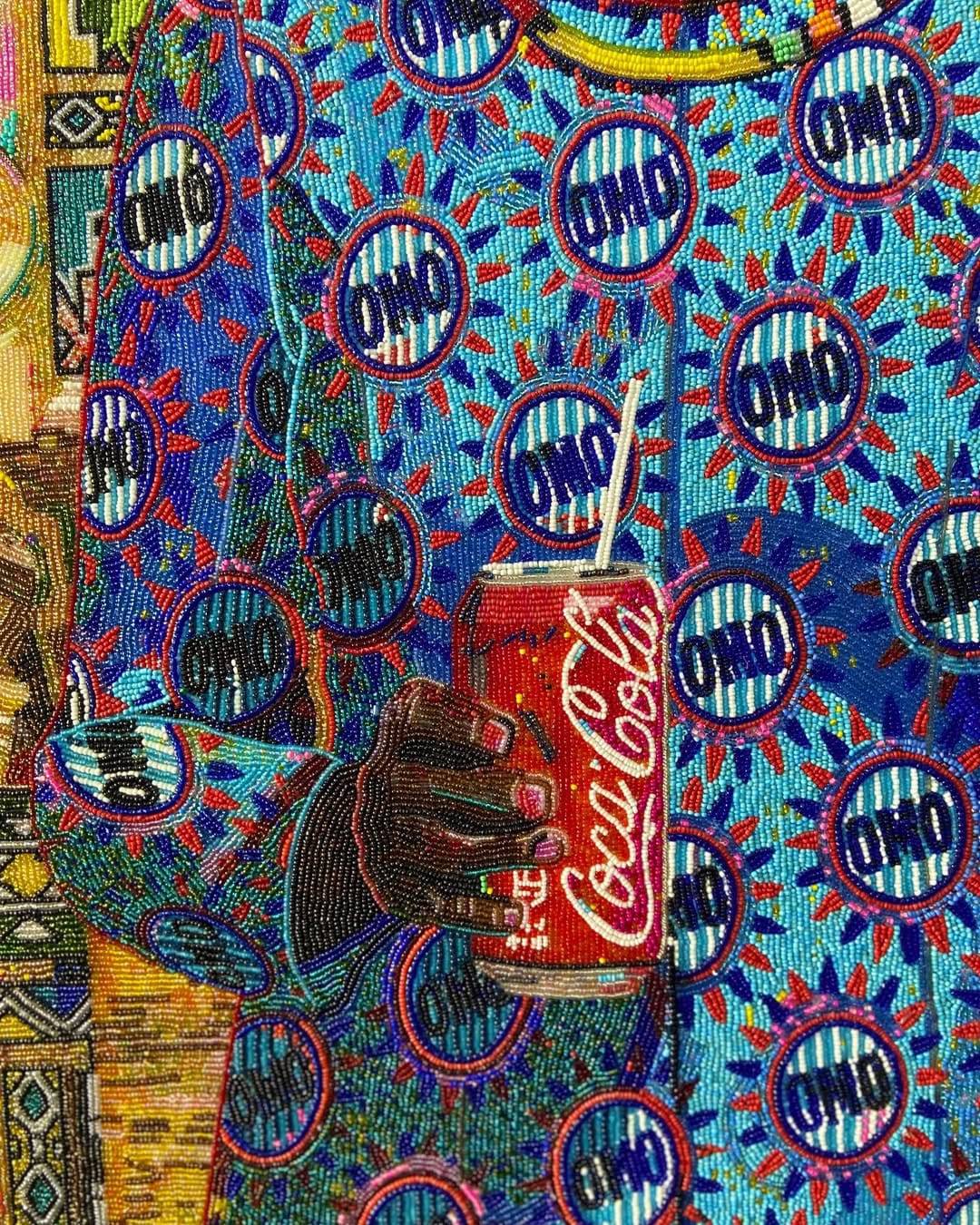 Omo & A Castle Of Hope Beadwork (Framed) - Image 2